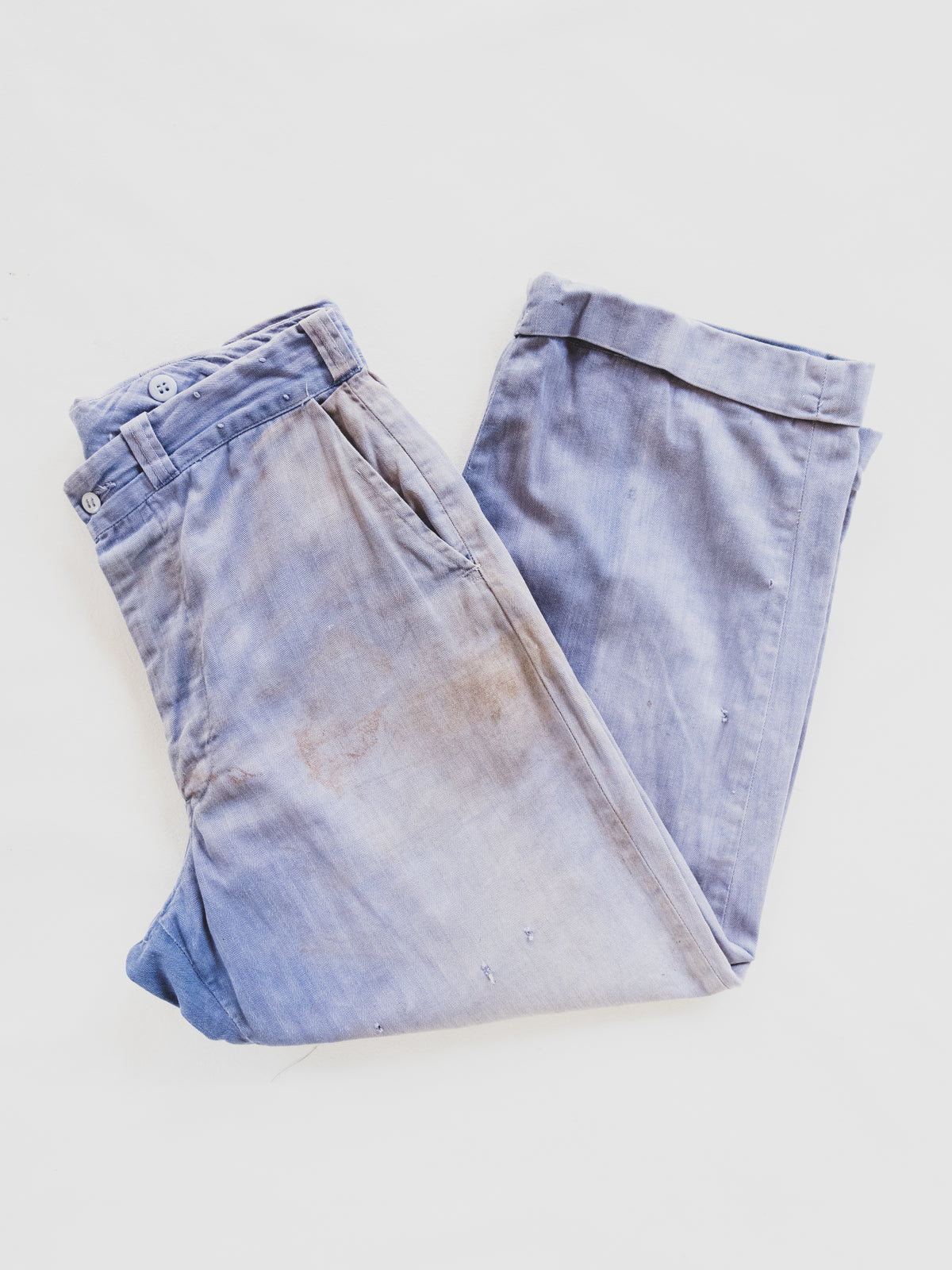 1950’s Beautifully Faded HBT Pants - 32x26
