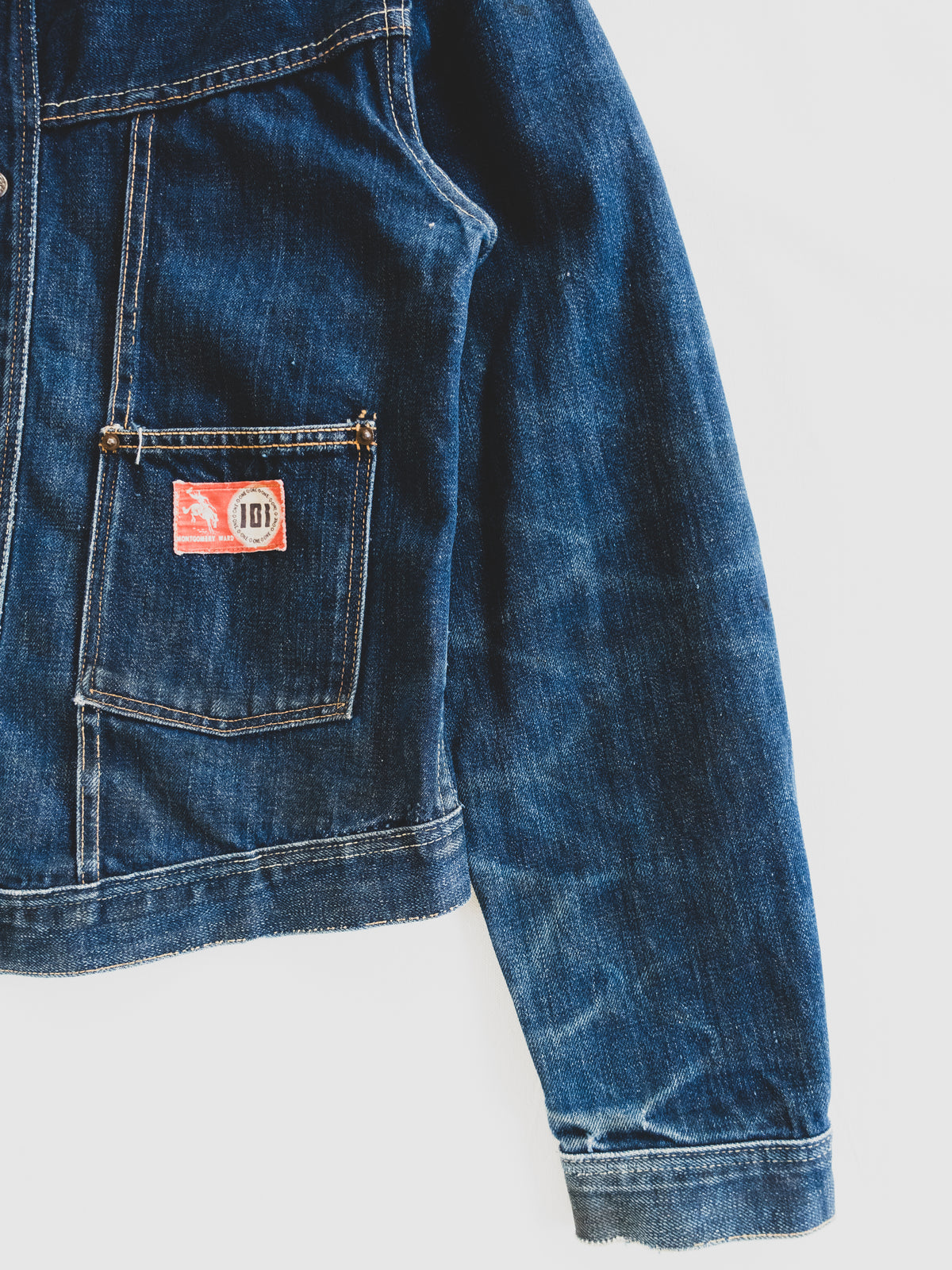 1950's Rare 101 Two Pocket Denim Jacket - S