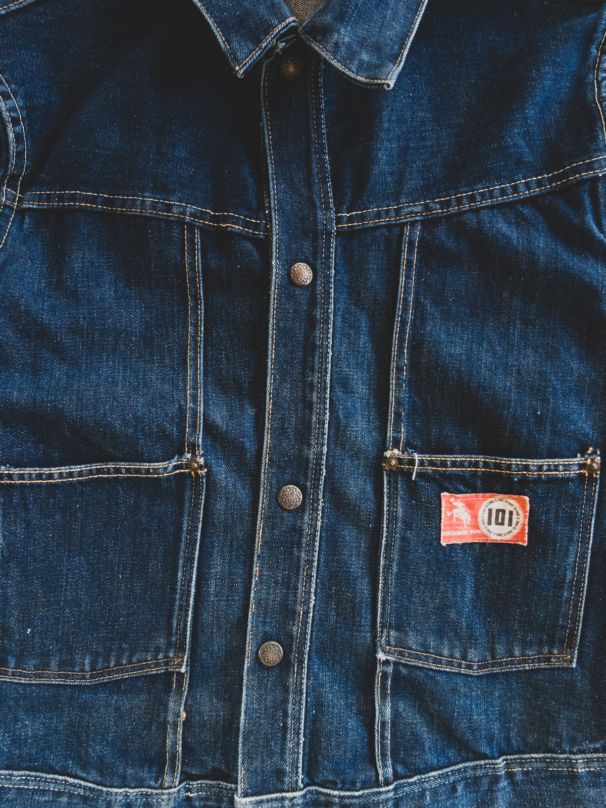 1950's Rare 101 Two Pocket Denim Jacket - S