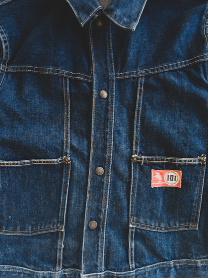 1950's Rare 101 Two Pocket Denim Jacket - S