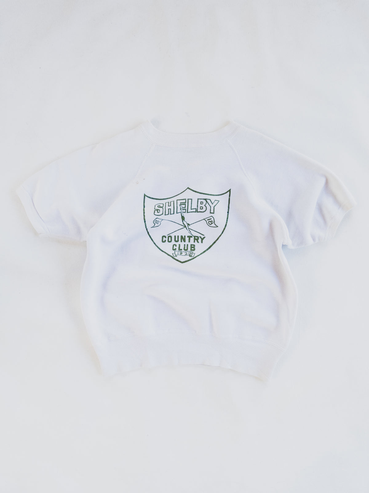 1960’s " Shelby Country Club " Short Sleeve Sweat - S