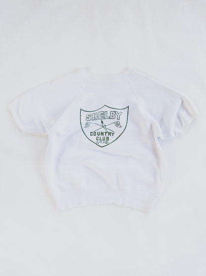 1960’s " Shelby Country Club " Short Sleeve Sweat - S