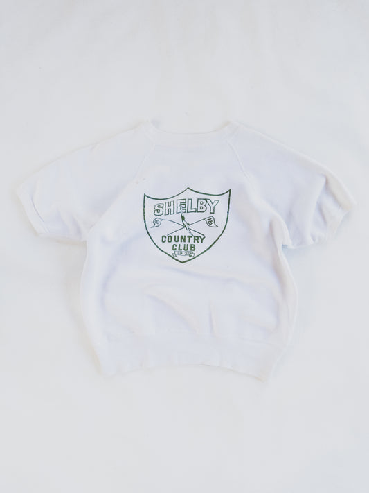 1960’s " Shelby Country Club " Short Sleeve Sweat - S