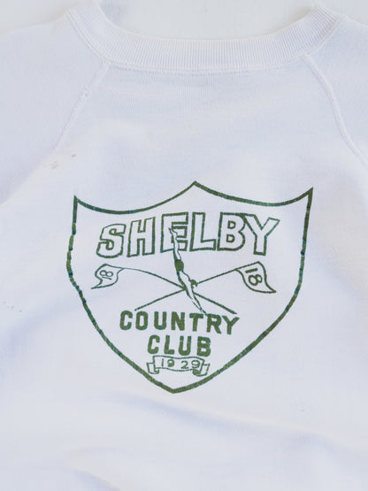 1960’s " Shelby Country Club " Short Sleeve Sweat - S