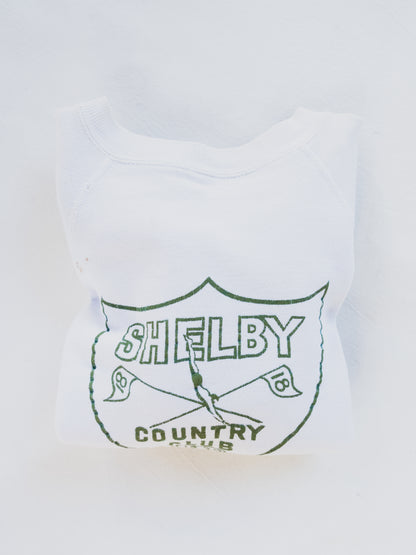 1960’s " Shelby Country Club " Short Sleeve Sweat - S