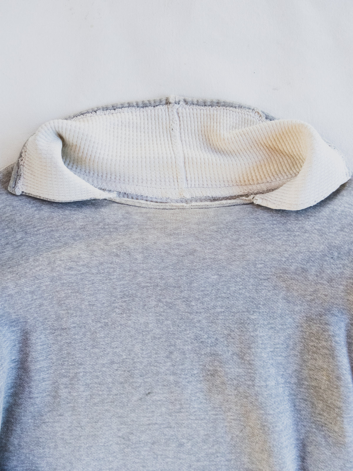 1950s Thermal Lined Hoodless Hoodie - S