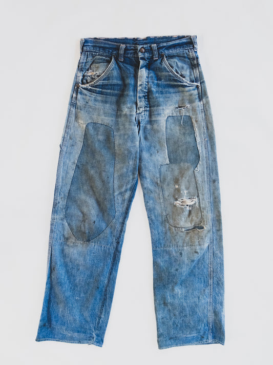 1950’s Crazy Patched Carpenter Pants - 29x29