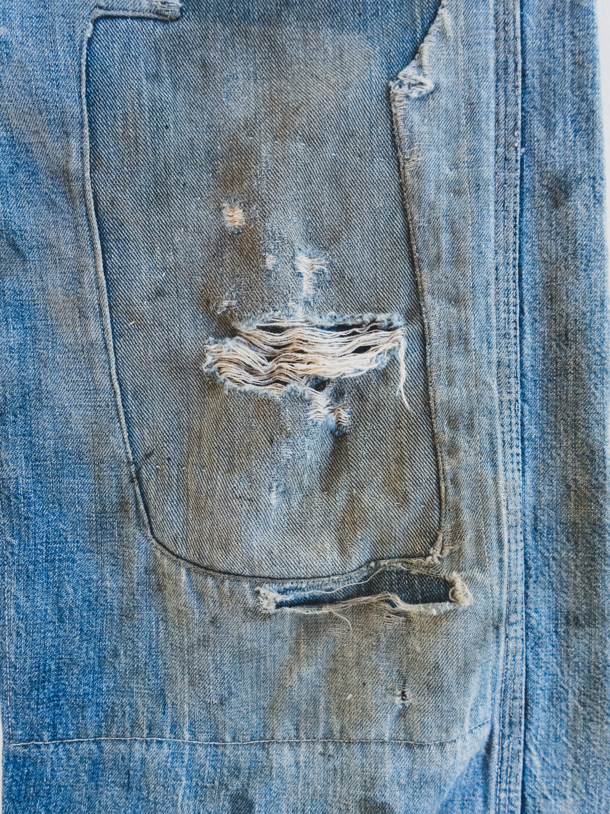 1950’s Crazy Patched Carpenter Pants - 29x29