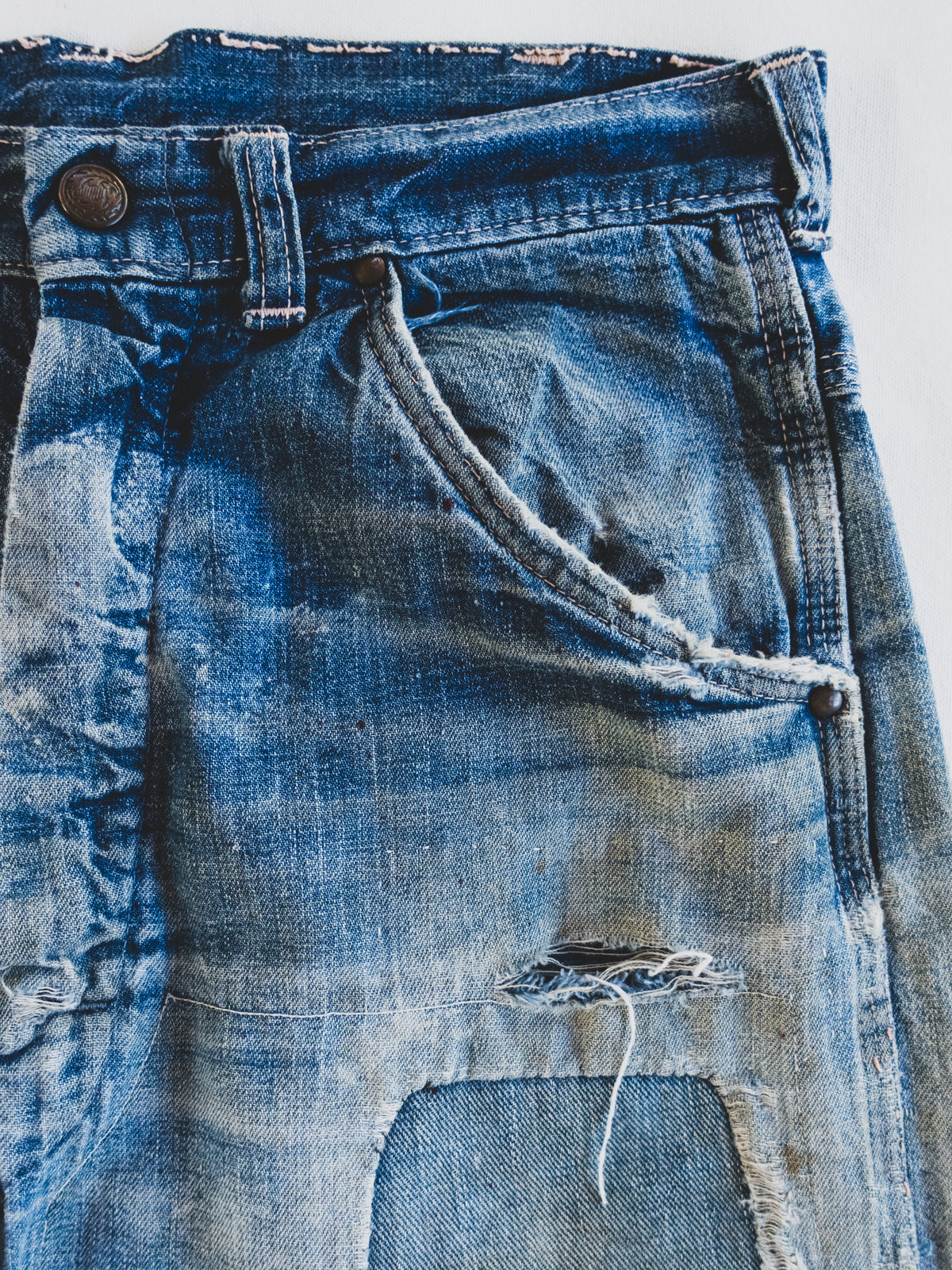 1950’s Crazy Patched Carpenter Pants - 29x29