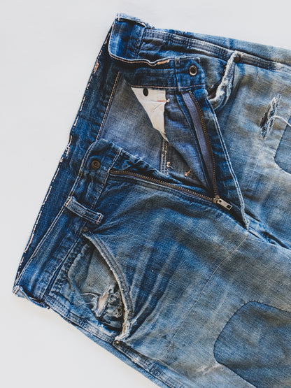 1950’s Crazy Patched Carpenter Pants - 29x29