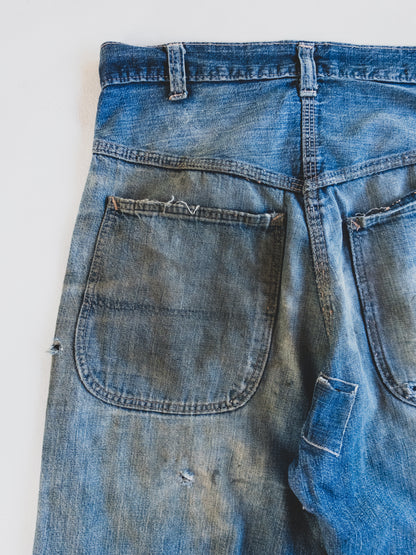1950’s Crazy Patched Carpenter Pants - 29x29