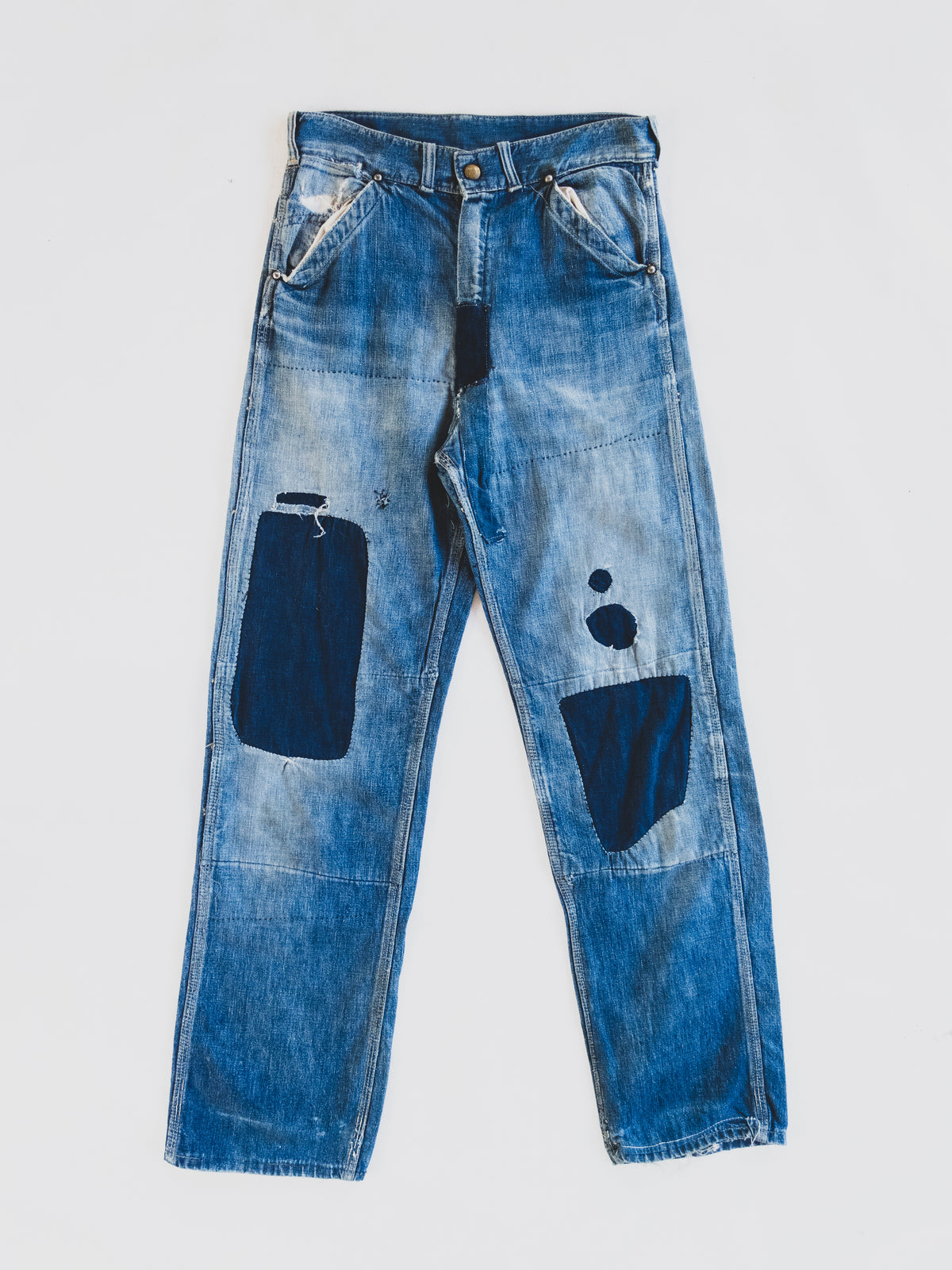 1950’s Crazy Patched Carpenter Pants - 28x30