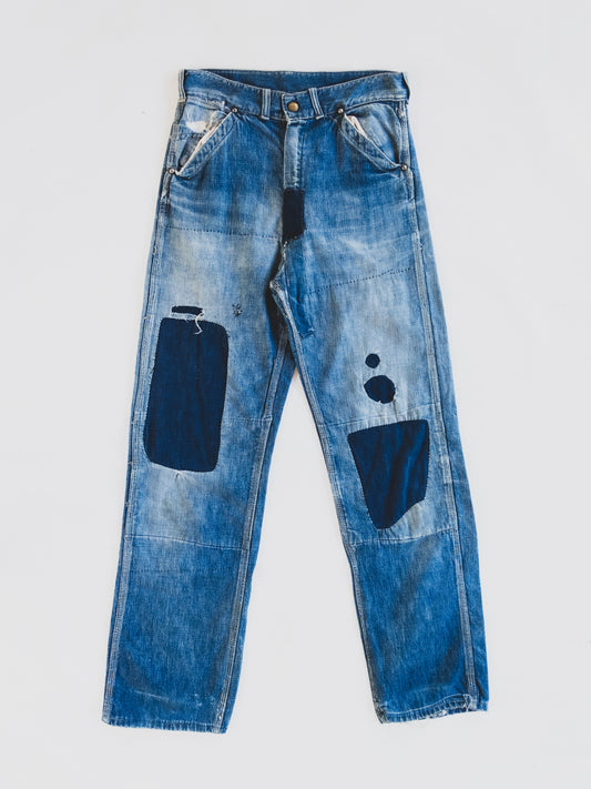 1950’s Crazy Patched Carpenter Pants - 28x30
