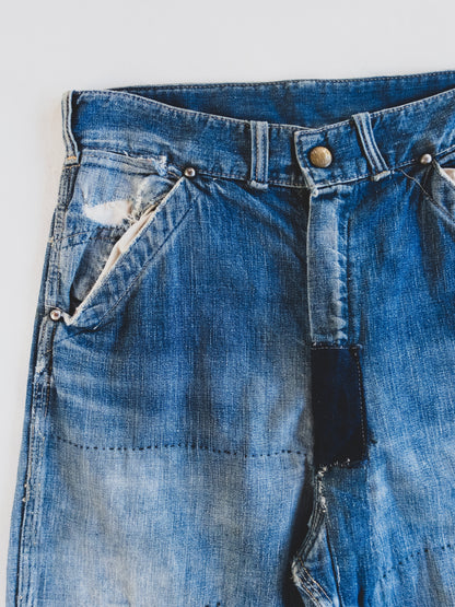 1950’s Crazy Patched Carpenter Pants - 28x30