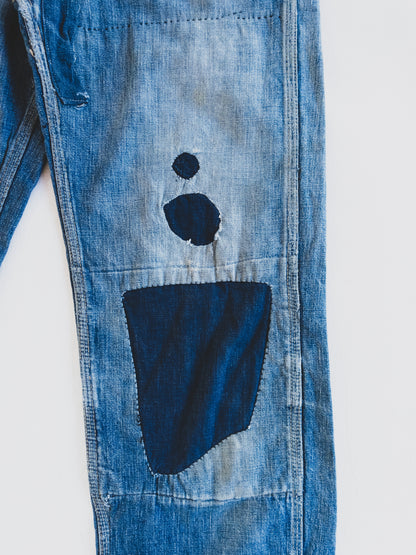 1950’s Crazy Patched Carpenter Pants - 28x30