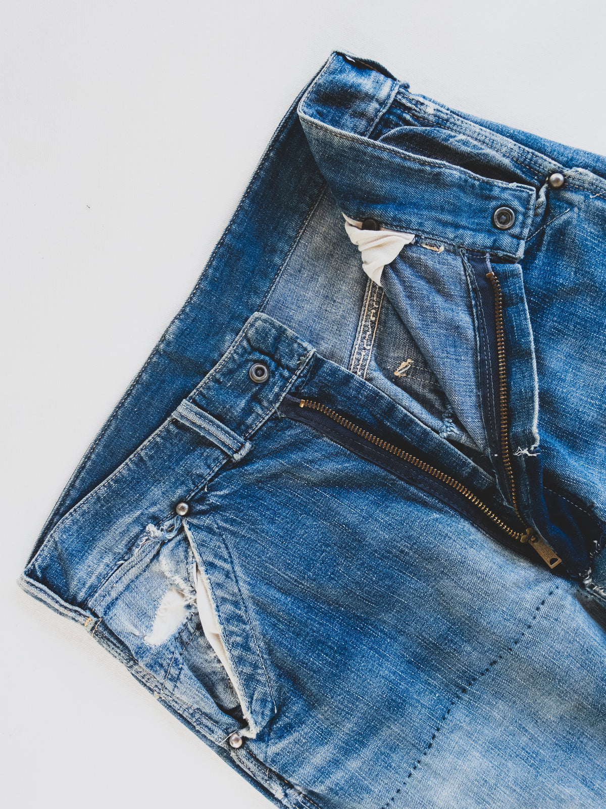 1950’s Crazy Patched Carpenter Pants - 28x30