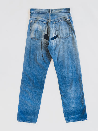 1950’s Crazy Patched Carpenter Pants - 28x30
