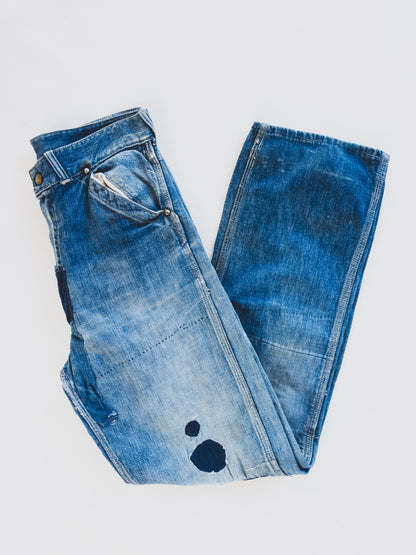 1950’s Crazy Patched Carpenter Pants - 28x30