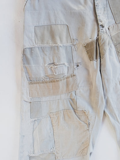 1940’s Crazy Patched Work Pants - 30x28