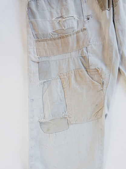 1940’s Crazy Patched Work Pants - 30x28