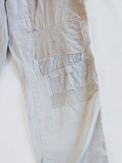 1940’s Crazy Patched Work Pants - 30x28