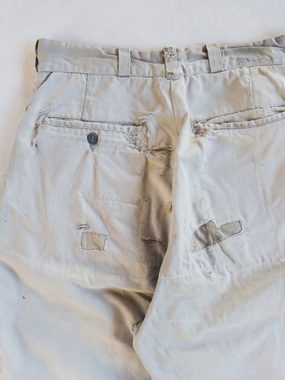 1940’s Crazy Patched Work Pants - 30x28