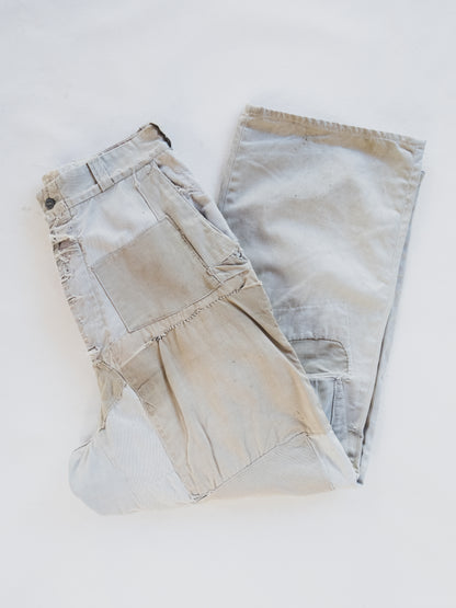 1940’s Crazy Patched Work Pants - 30x28