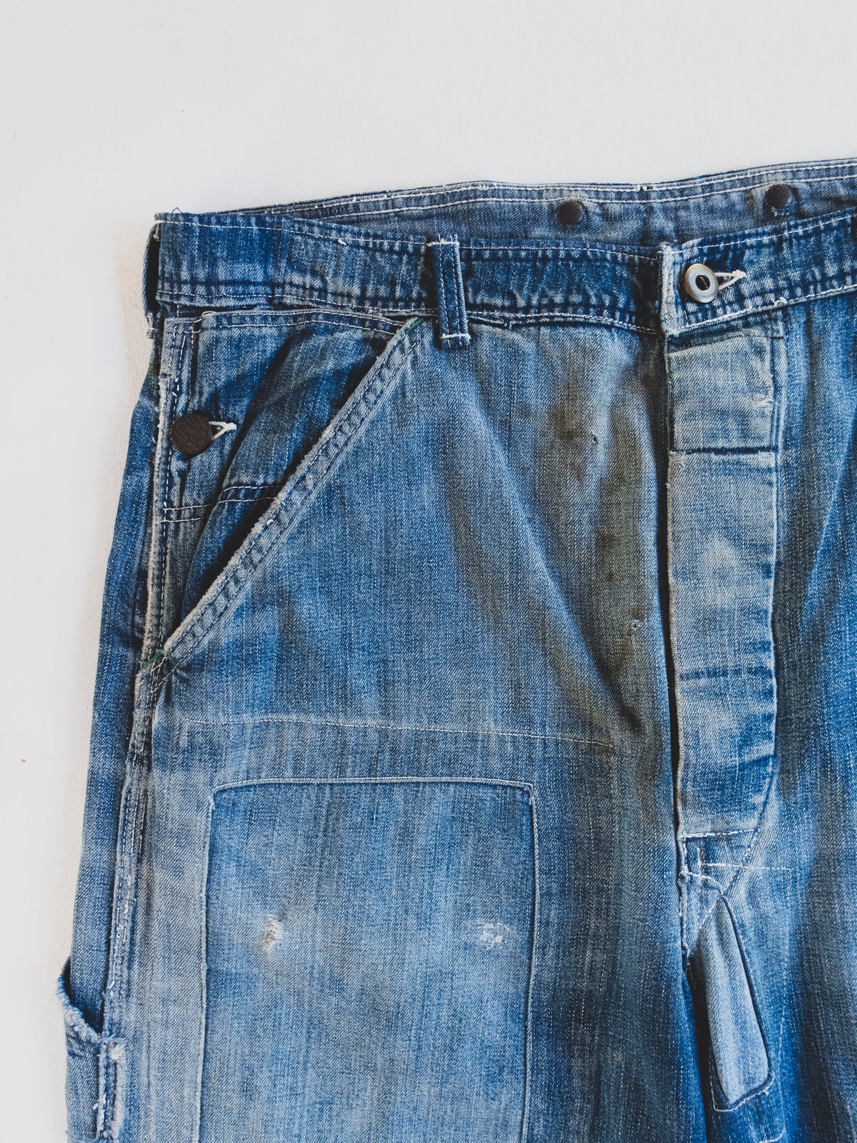1940’s Patched Carpenter Pants - 34x28