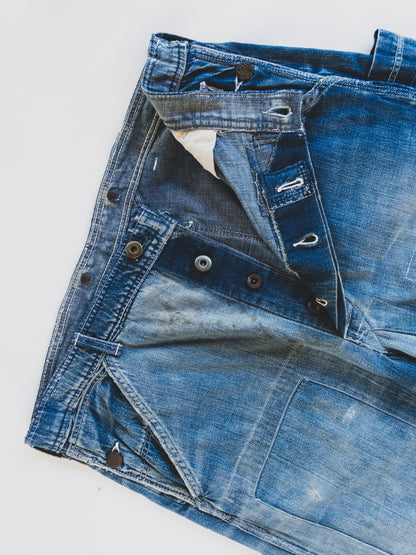 1940’s Patched Carpenter Pants - 34x28