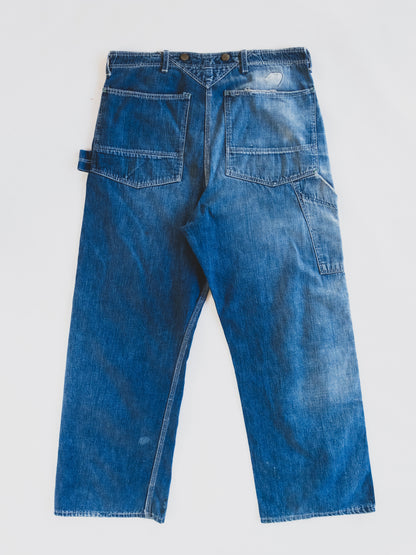 1940’s Patched Carpenter Pants - 34x28