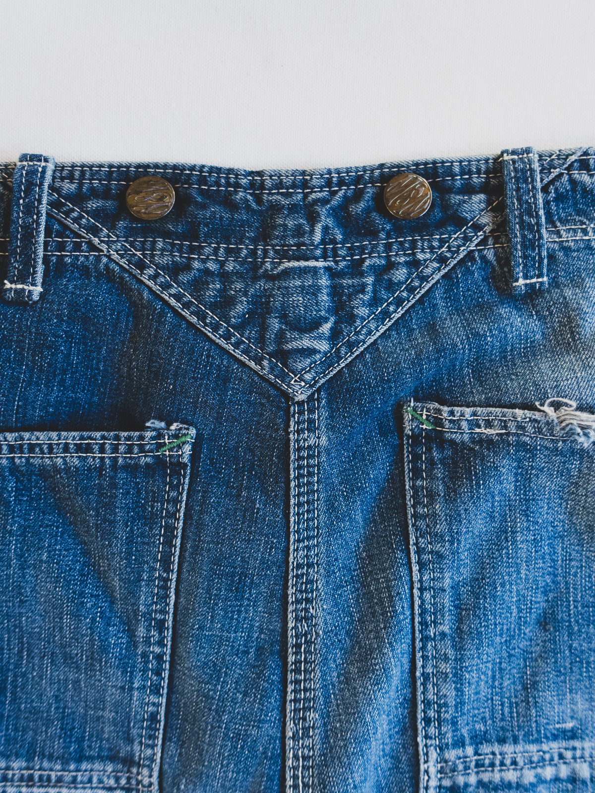1940’s Patched Carpenter Pants - 34x28