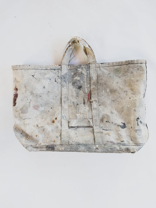 1950's Crazy Paint Splattered Tool Bag