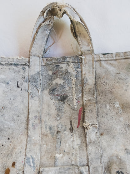 1950's Crazy Paint Splattered Tool Bag