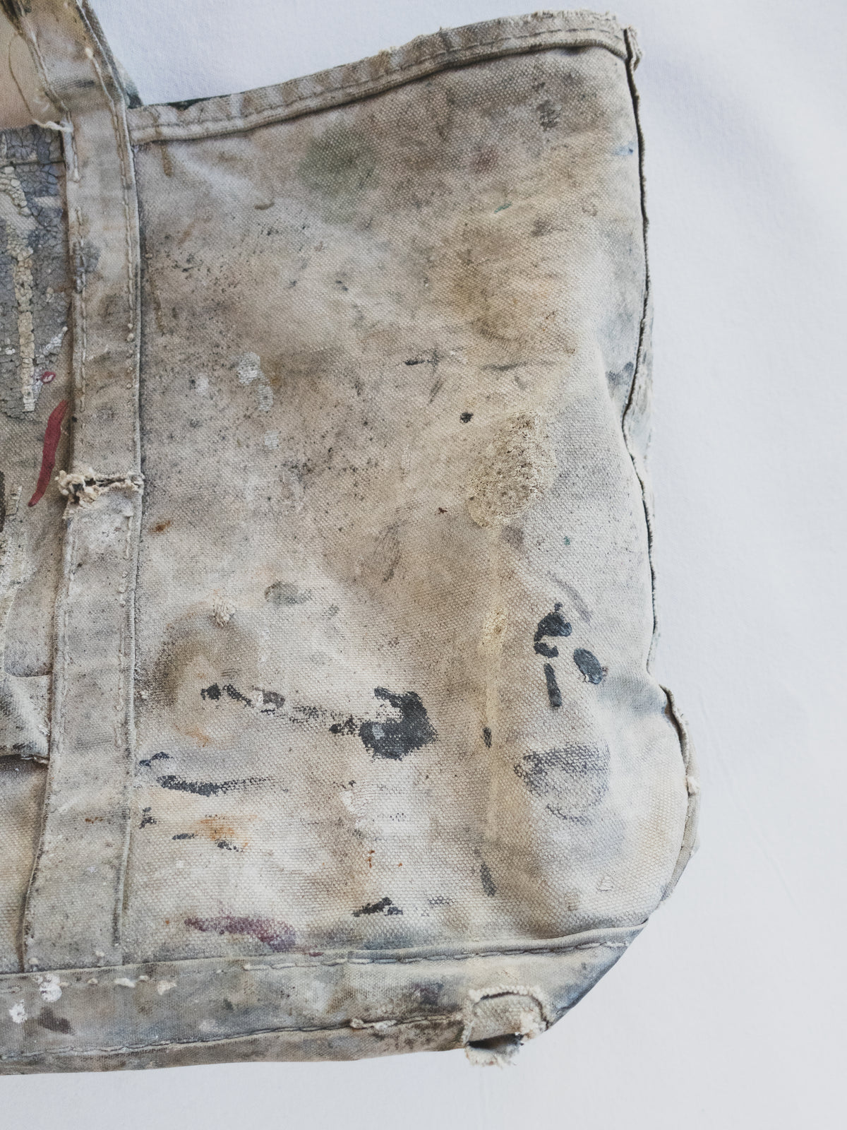 1950's Crazy Paint Splattered Tool Bag
