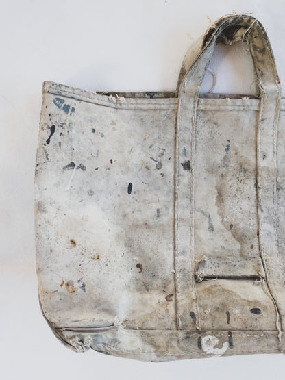 1950's Crazy Paint Splattered Tool Bag
