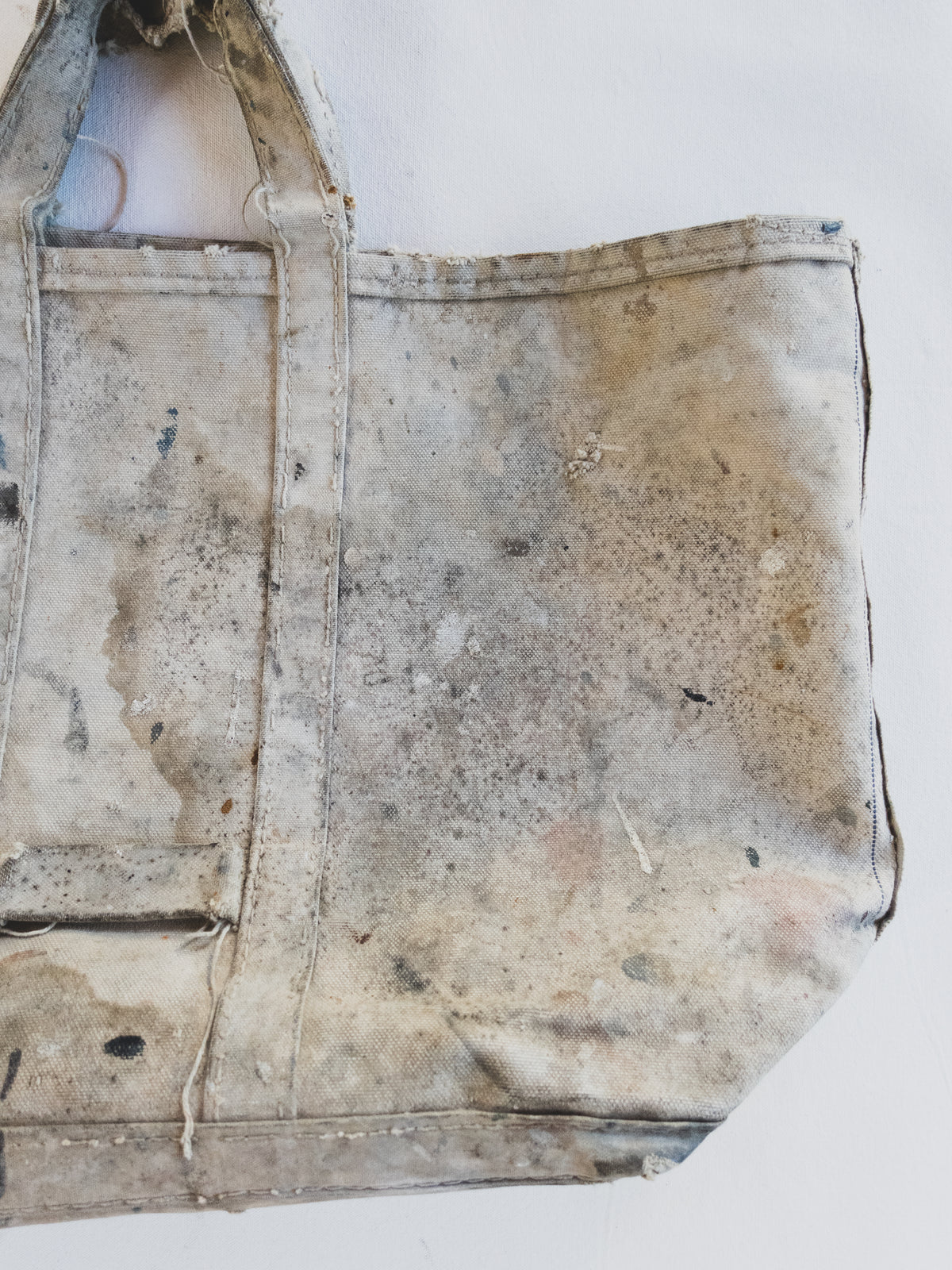 1950's Crazy Paint Splattered Tool Bag