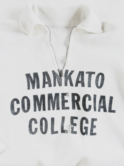 1950’s Rare " Mankato College " Quarter Zip - S