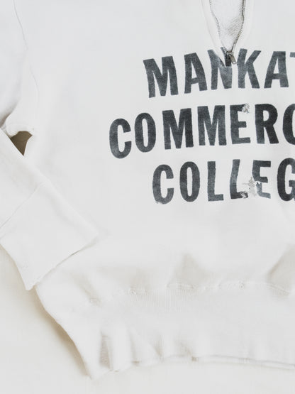 1950’s Rare " Mankato College " Quarter Zip - S