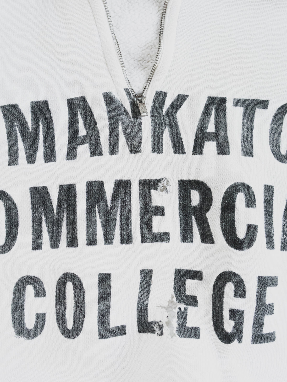 1950’s Rare " Mankato College " Quarter Zip - S