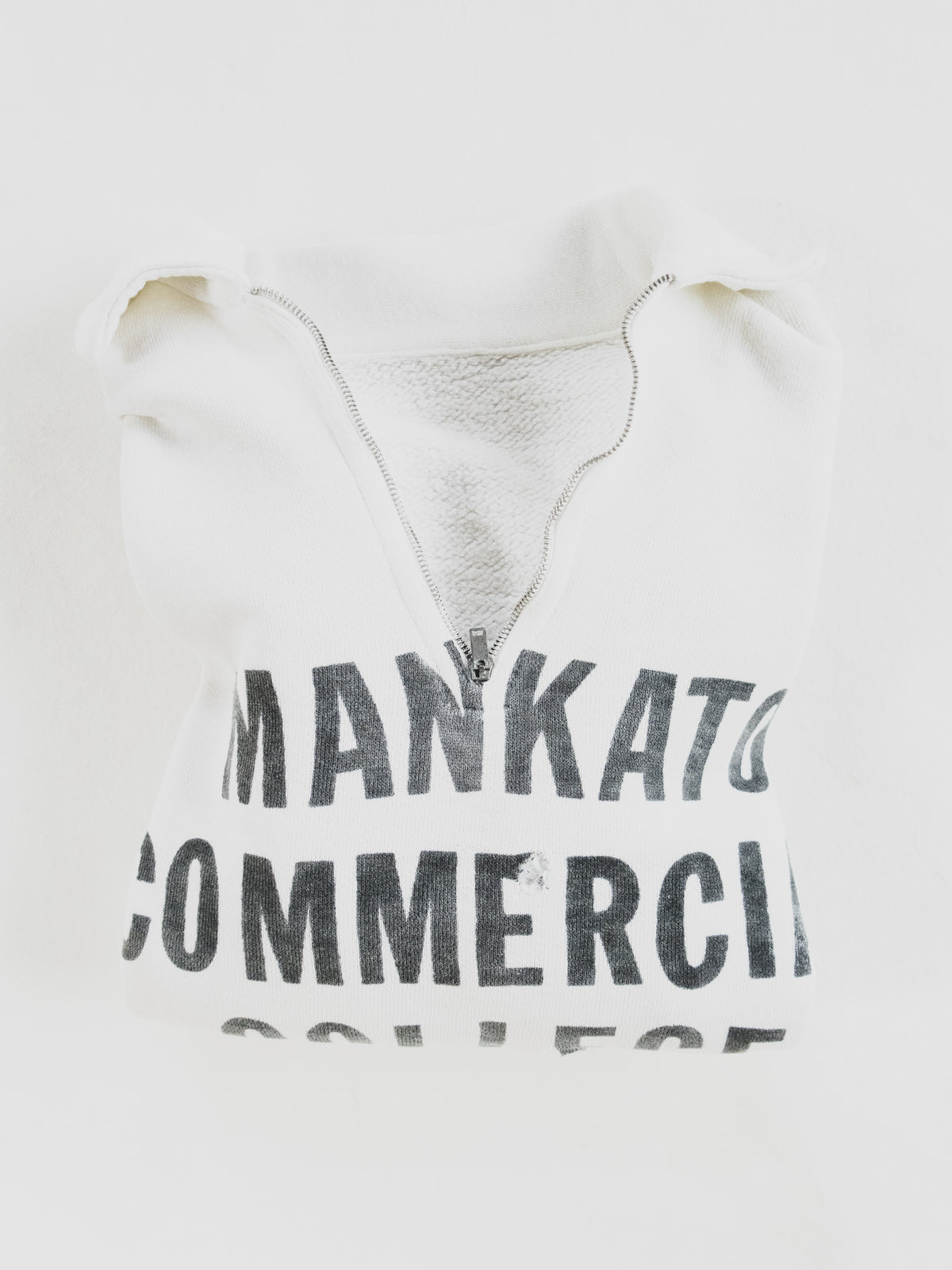 1950’s Rare " Mankato College " Quarter Zip - S
