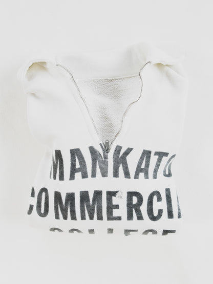 1950’s Rare " Mankato College " Quarter Zip - S