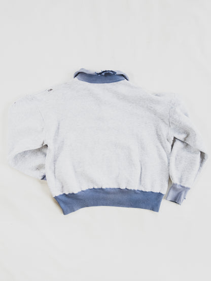 1950’s Rare Two Tone Tattered Quarter Zip - S/M