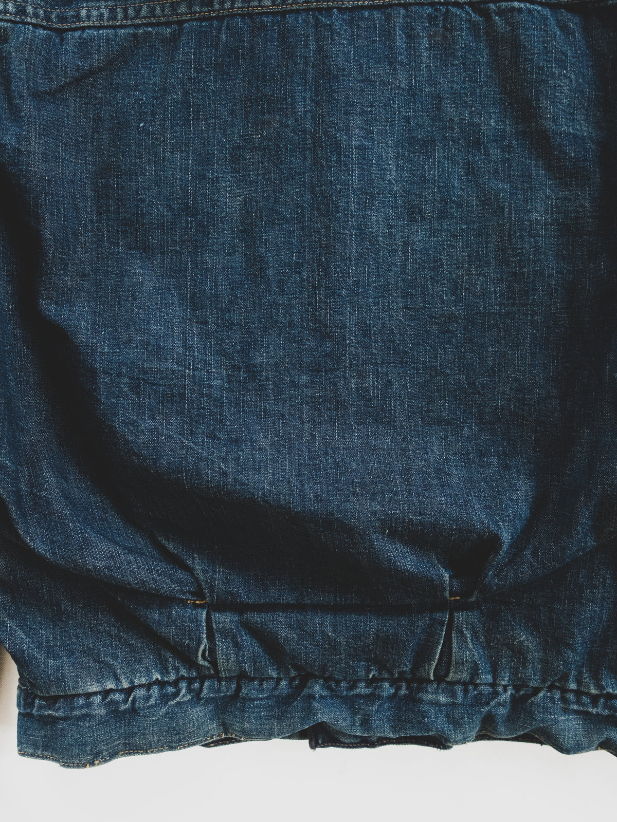 1950's Rare Blanket Lined Two Pocket Denim Jacket - S
