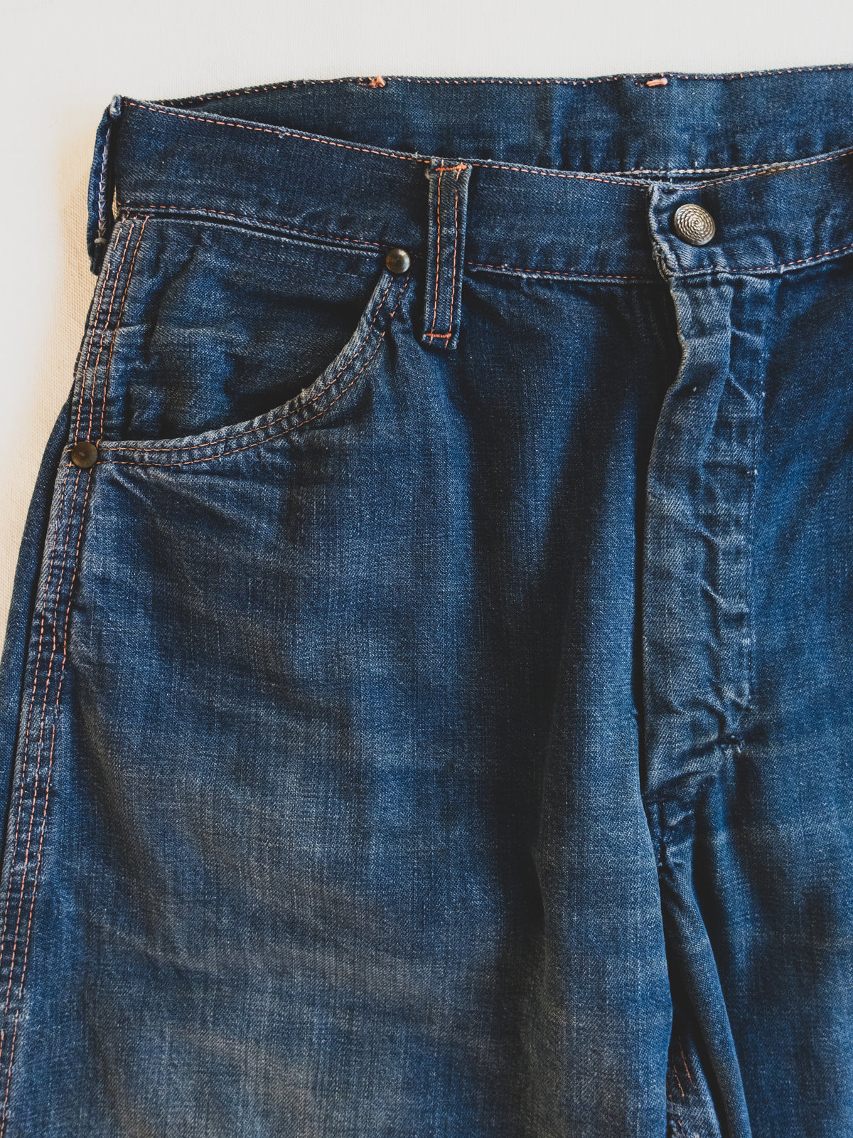 1950s Patched Carpenter Pants - 28x29