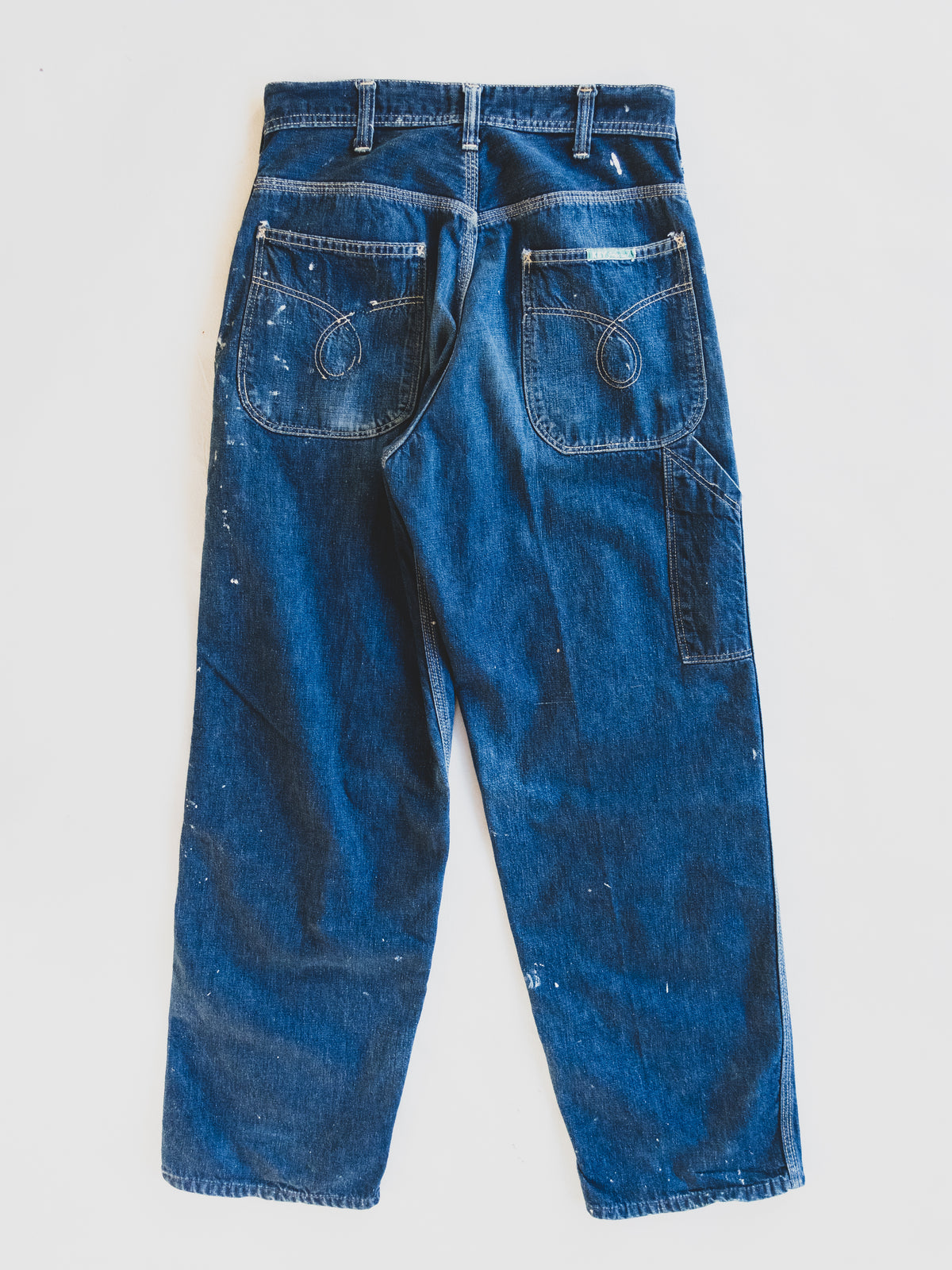 1950s Paint Splattered Carpenter Pants - 29x31