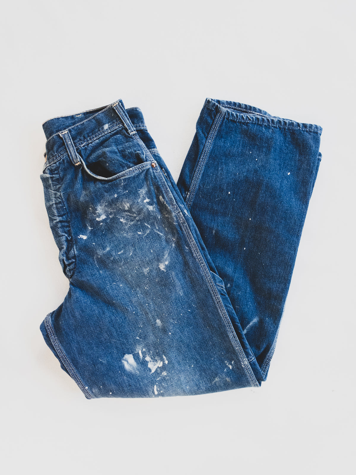 1950s Paint Splattered Carpenter Pants - 29x31