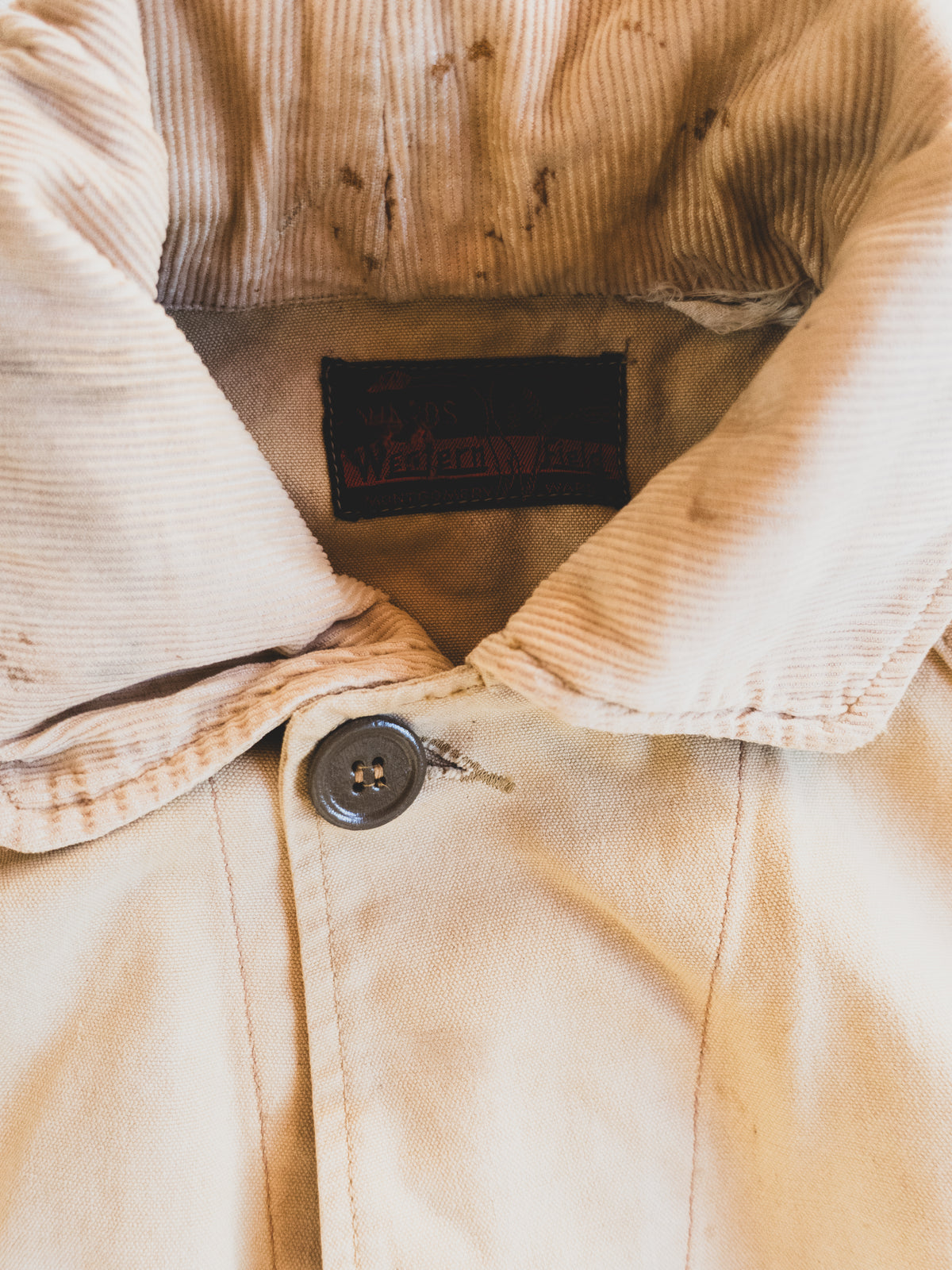 1930s Faded + Tattered Hunting Jacket - M