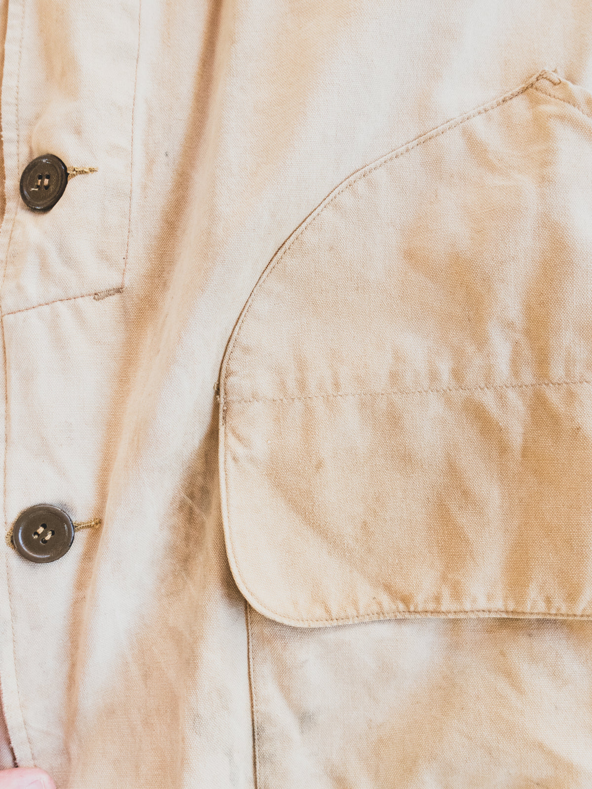 1930s Faded + Tattered Hunting Jacket - M