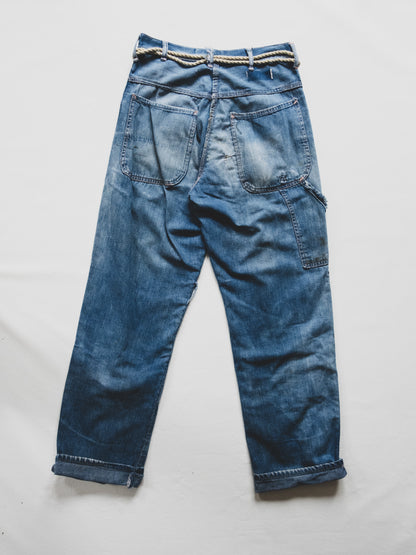 1950's Patched Carpenter Pants - 29x30