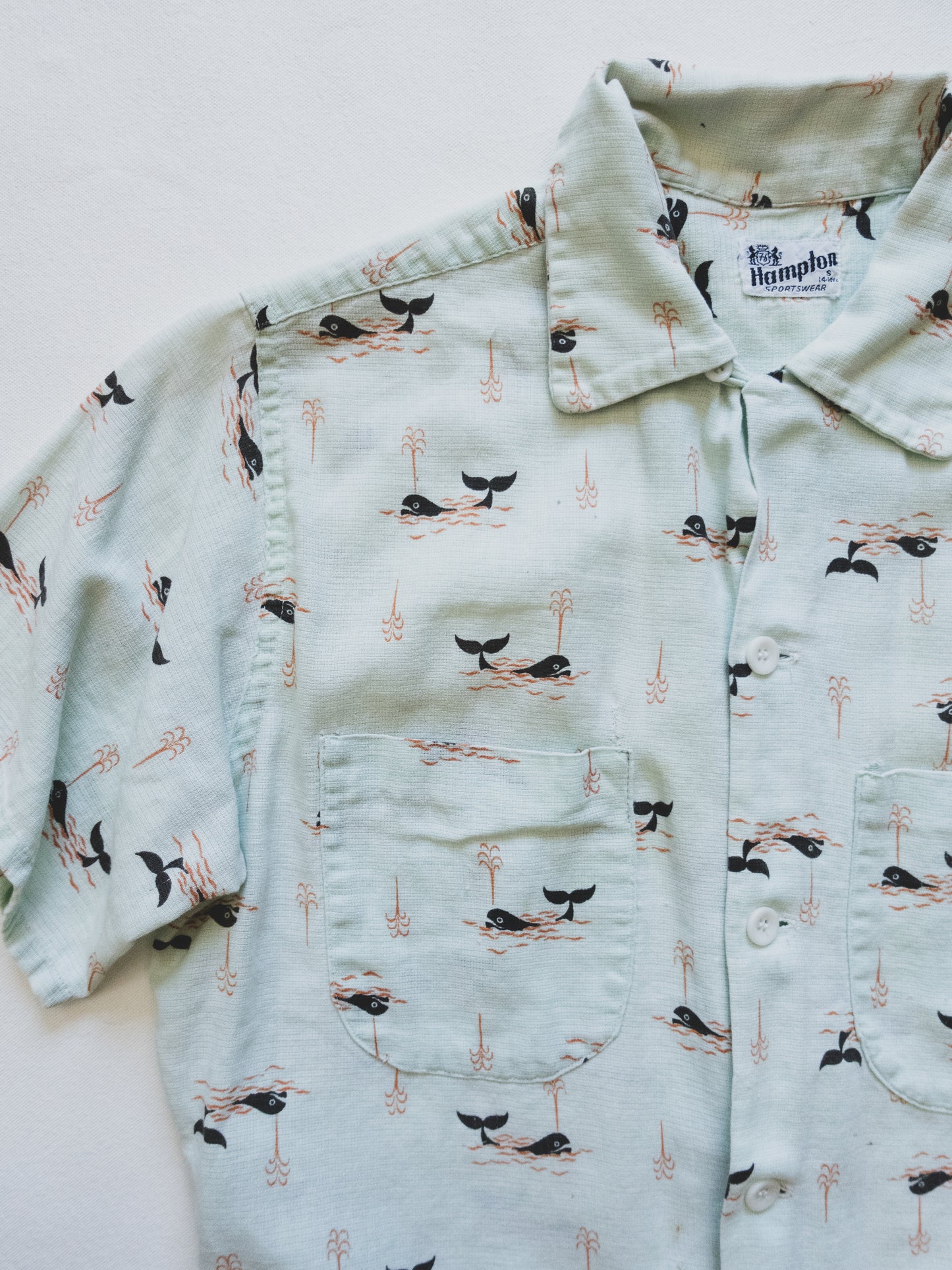 1950's Whale Shirt - S